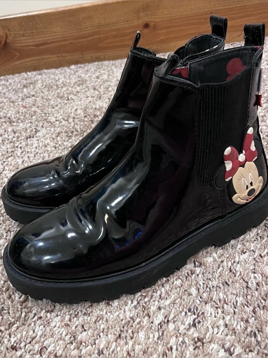 Zara Shoes - ZARA Mickey Minnie Mouse Disney Combat Boots Black Eu 39 US Womens Size 8.5